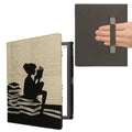 Amazon Kindle Scribe 11" (2025) Kunstleder eReader Hülle mit Auto Sleep mit Handschlaufe Schwarz