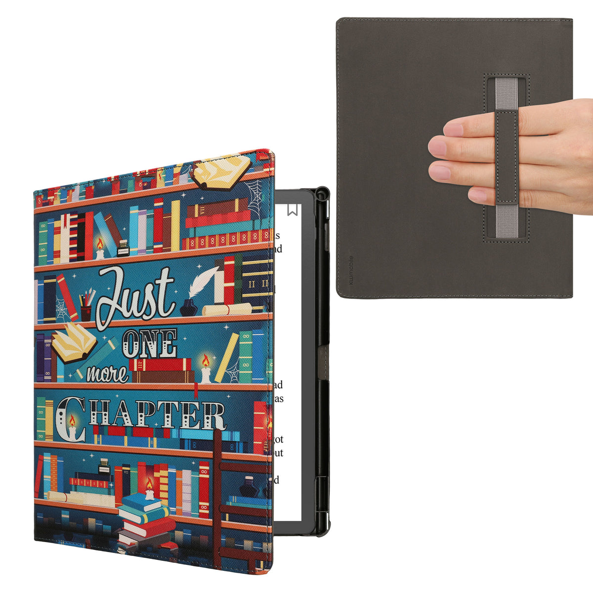 Amazon Kindle Scribe 11" (2025) Kunstleder eReader Hülle mit Auto Sleep mit Handschlaufe Mehrfarbig