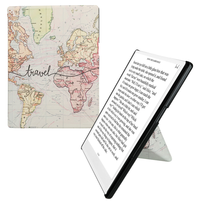 Pocketbook InkPad One Kunstleder eReader Klapphülle mit Ständer Schwarz