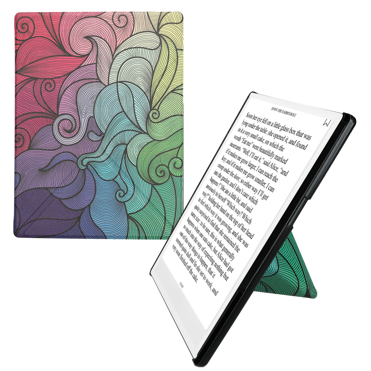 Pocketbook InkPad One Kunstleder eReader Klapphülle mit Ständer Pink