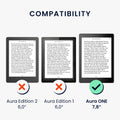 kwmobile Kunstleder eReader Hülle Kobo Aura ONE - Pink