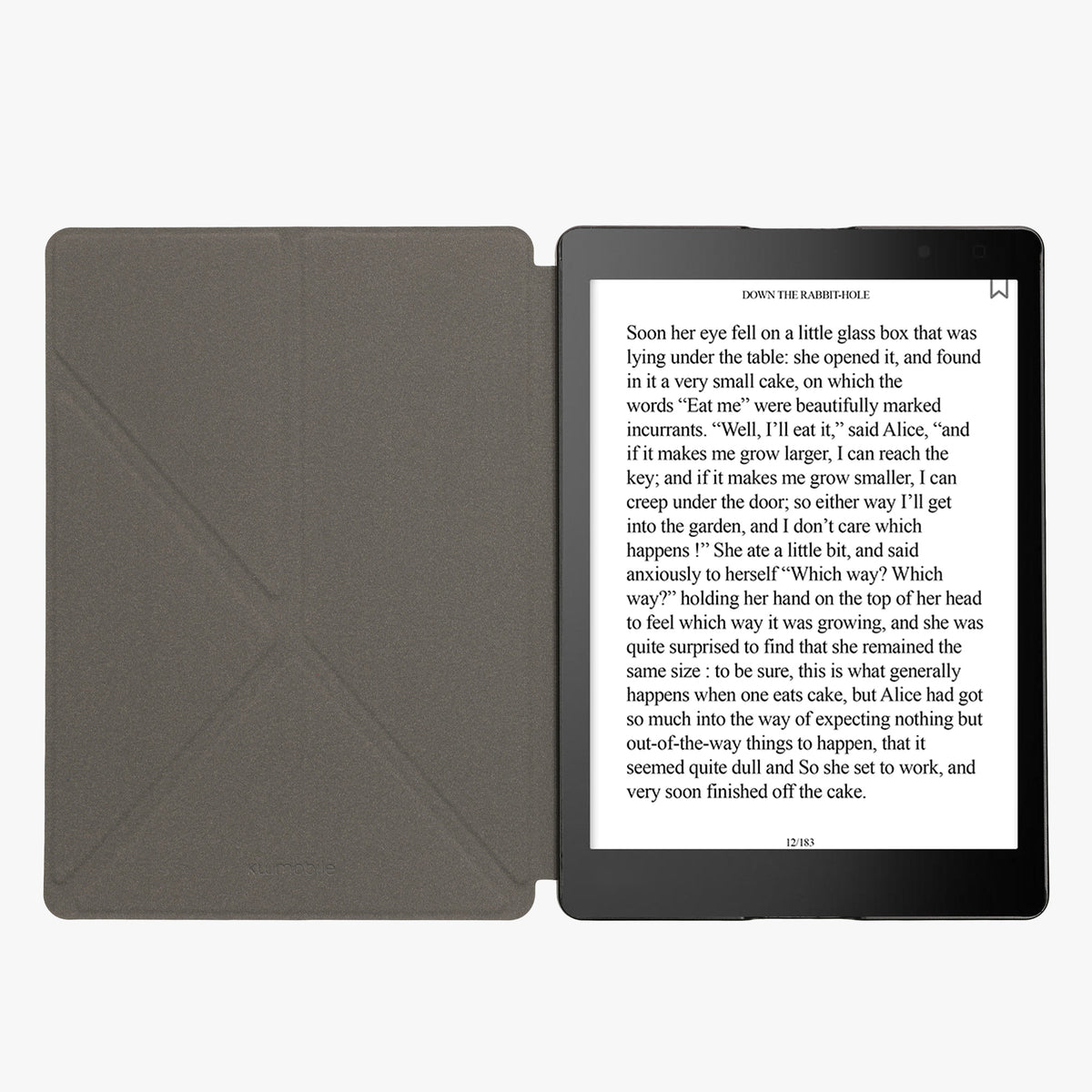 kwmobile Kunstleder eReader Hülle Kobo Aura ONE - Schwarz