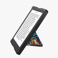 kwmobile Kunstleder eReader Hülle Kobo Glo HD - Bibliothek Motto