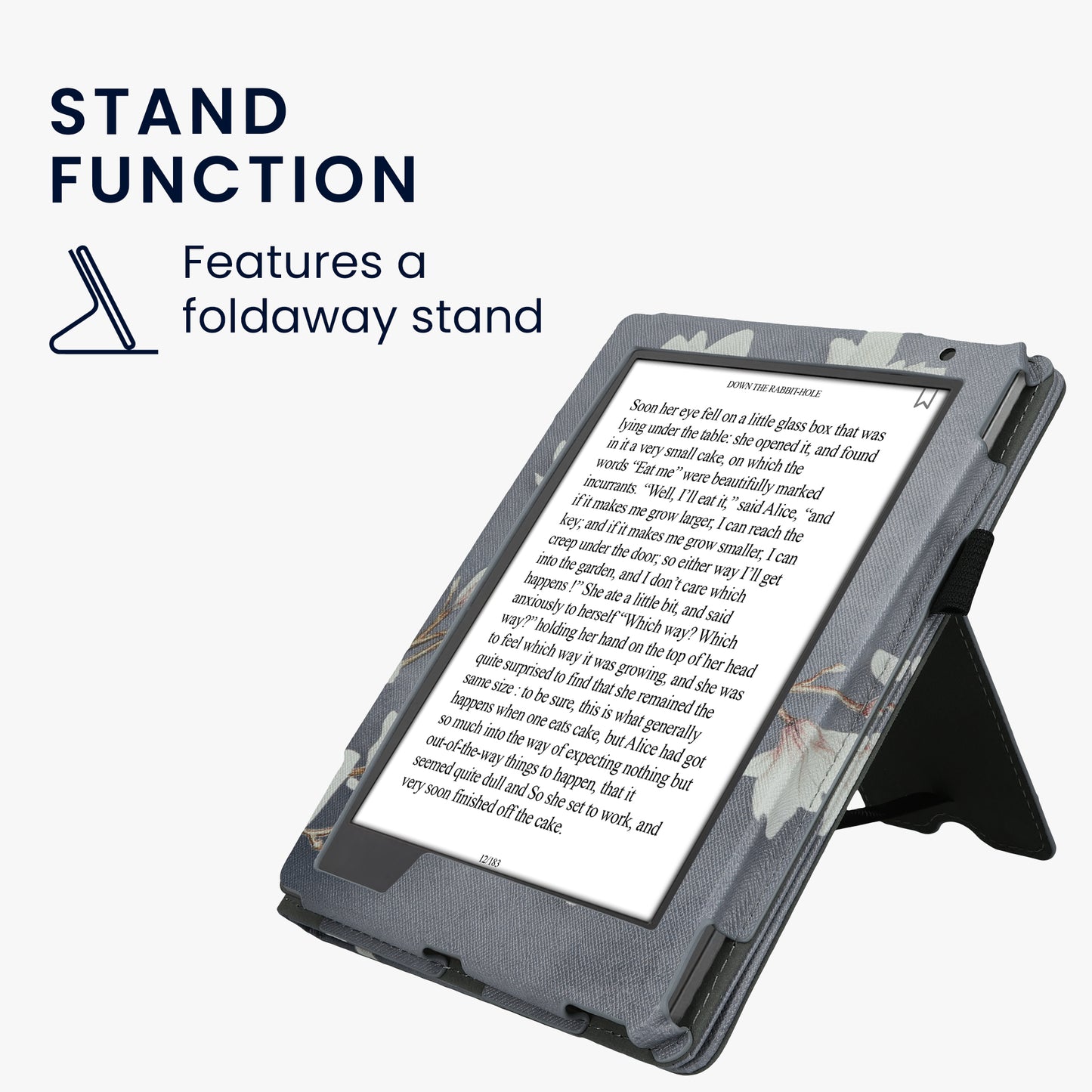 kwmobile Flip Cover Kobo Aura H2O Edition 2 - Taupe