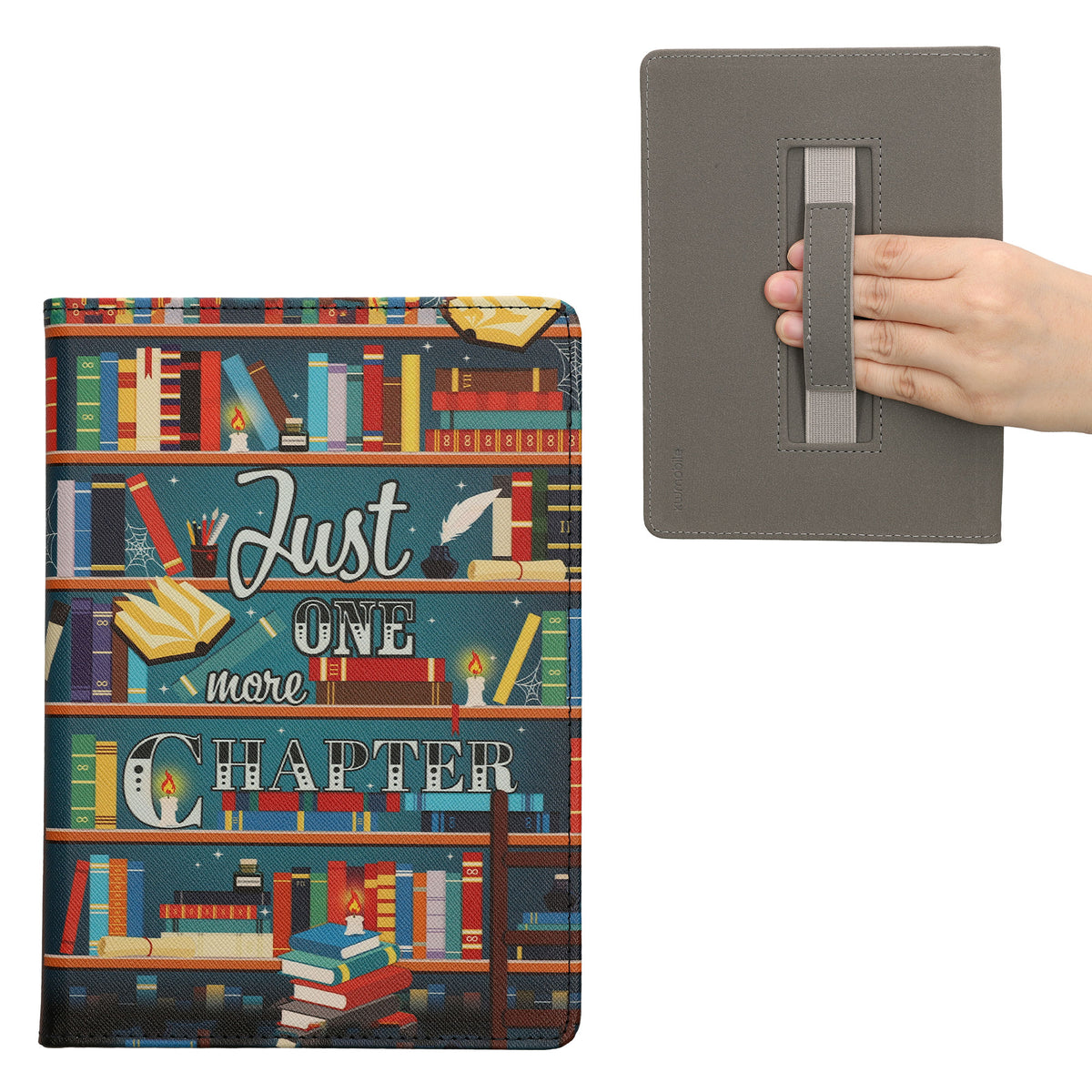 kwmobile Schutzhülle Kobo Aura ONE Flip Case - Lesende Frau