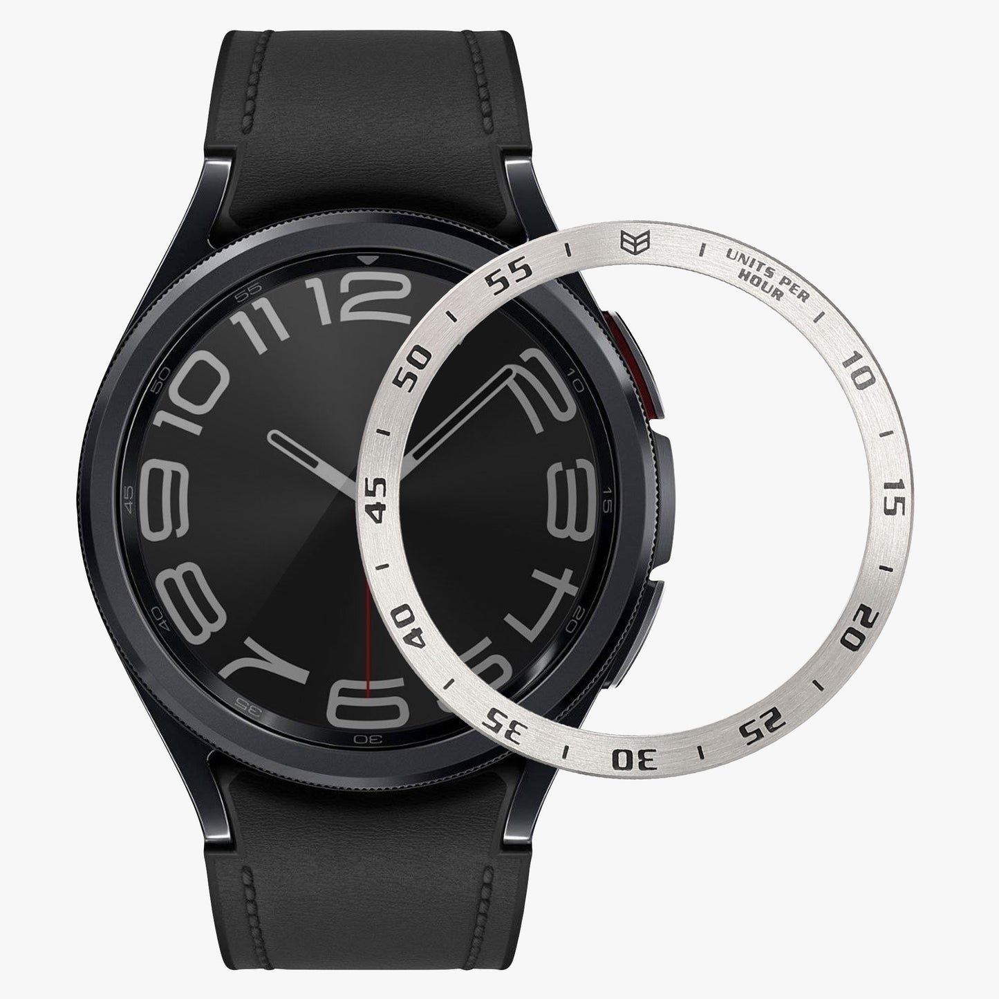 kwmobile Schutzring kompatibel mit Samsung Galaxy Watch 6 Classic 43mm Fitnesstracker - Bezel Ring Lünette
