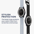 kwmobile Schutzring kompatibel mit Samsung Galaxy Watch 6 Classic 43mm Fitnesstracker - Bezel Ring Lünette