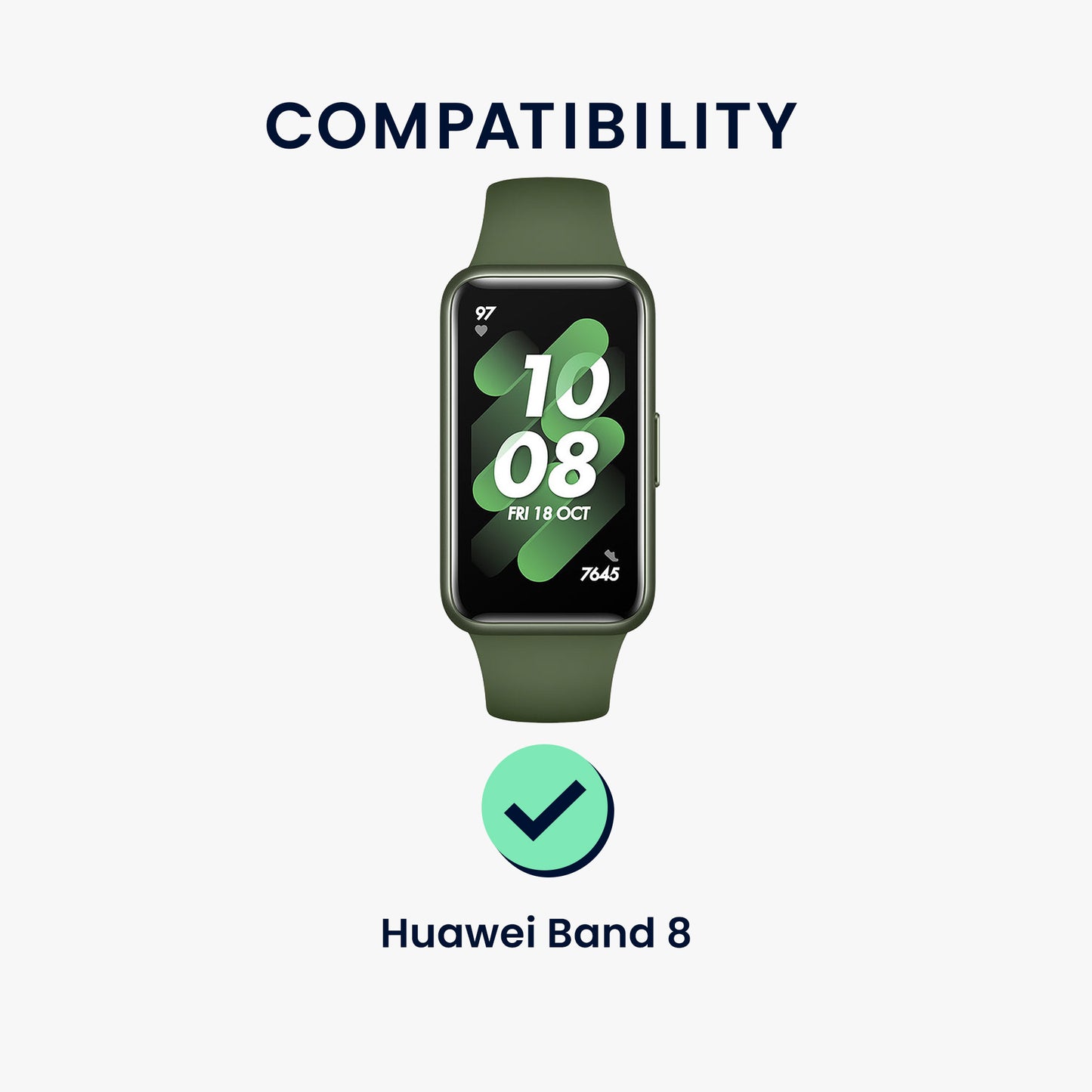 kwmobile Displayschutzfolie kompatibel mit Huawei Band 10 / 9 / 8 Folie Schutzfolie für Fitness Tracker robuster Displayschutz