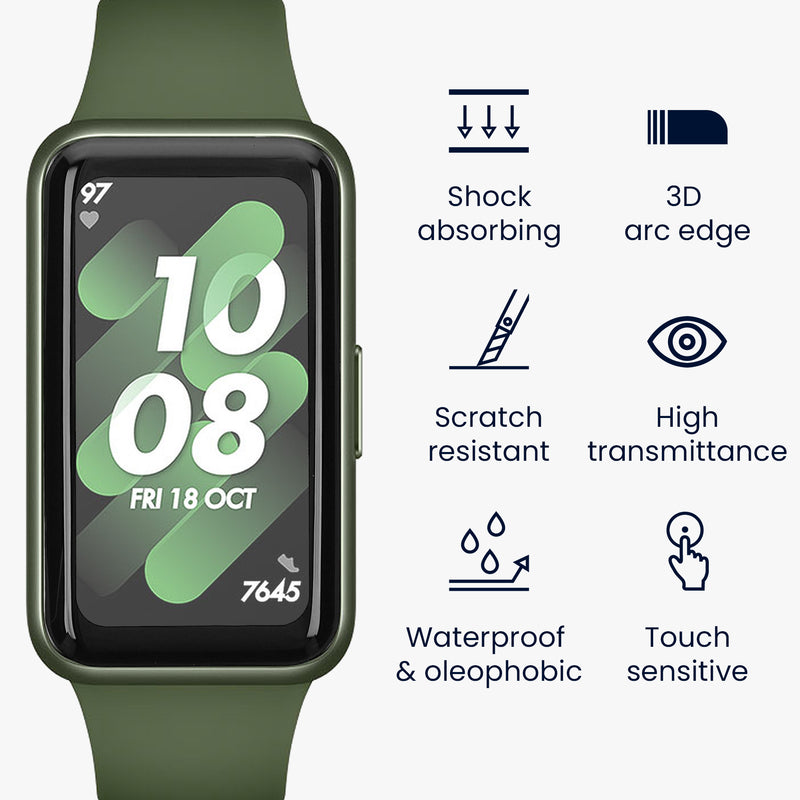 kwmobile Displayschutzfolie kompatibel mit Huawei Band 10 / 9 / 8 Folie Schutzfolie für Fitness Tracker robuster Displayschutz