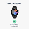 kwmobile Displayschutzfolie kompatibel mit Huawei Watch GT 3 (42mm) Folie Schutzfolie für Fitness Tracker robuster Displayschutz