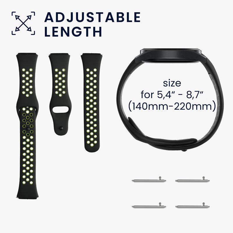 kwmobile Uhrenarmband für Xiaomi Redmi Watch 3 Active Armband Fitnesstracker Band Set Ersatzarmband Smartwatch
