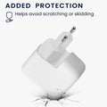 kwmobile Silikon Schutzhülle kompatibel mit Apple 35W Dual USB-C Power Adapter Hülle - Netzteil Full Body Charger Case - Komplettschutz Cover für Aufladegerät