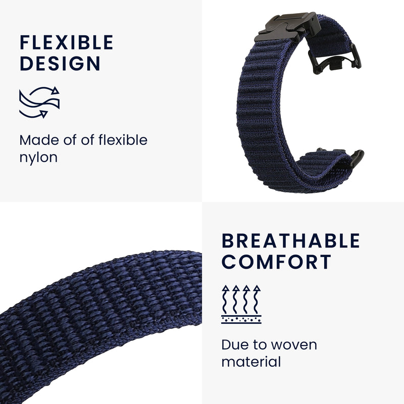 kwmobile Armband kompatibel mit Xiaomi Mi Band 10 / Mi Band 9 / 8 - Fitnesstracker Sportarmband - Innenmaße von