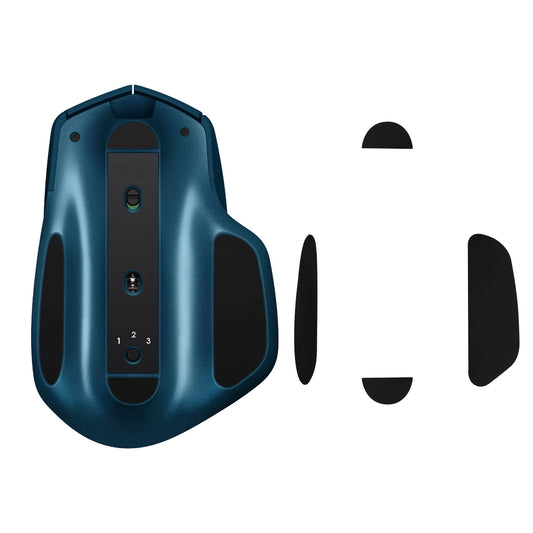 kwmobile Mouse Feet Sticker kompatibel mit Logitech MX Master 2S Ersatz Glider - Mausfüße passgenau - Glides in Schwarz Schwarz  