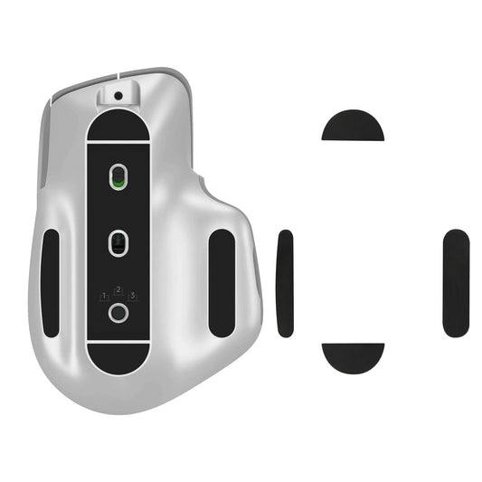 kwmobile Mouse Feet Sticker kompatibel mit Logitech MX Master 3 / 3S Ersatz Glider - Mausfüße passgenau - Glides in Schwarz Schwarz  