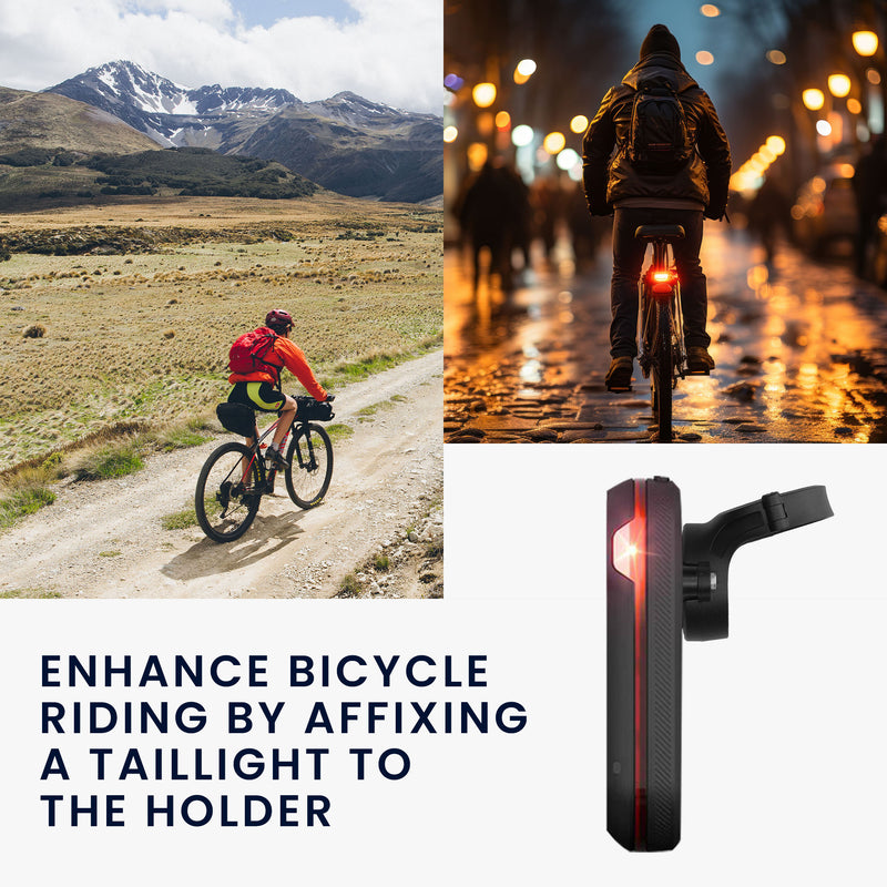 kwmobile Fahrrad Rücklicht Halterung kompatibel mit Garmin Varia RTL510 / Varia RTL515 / Varia RVR315 / Edge 540 Halter GPS Fahrradhalterung Seat Holder for GPS