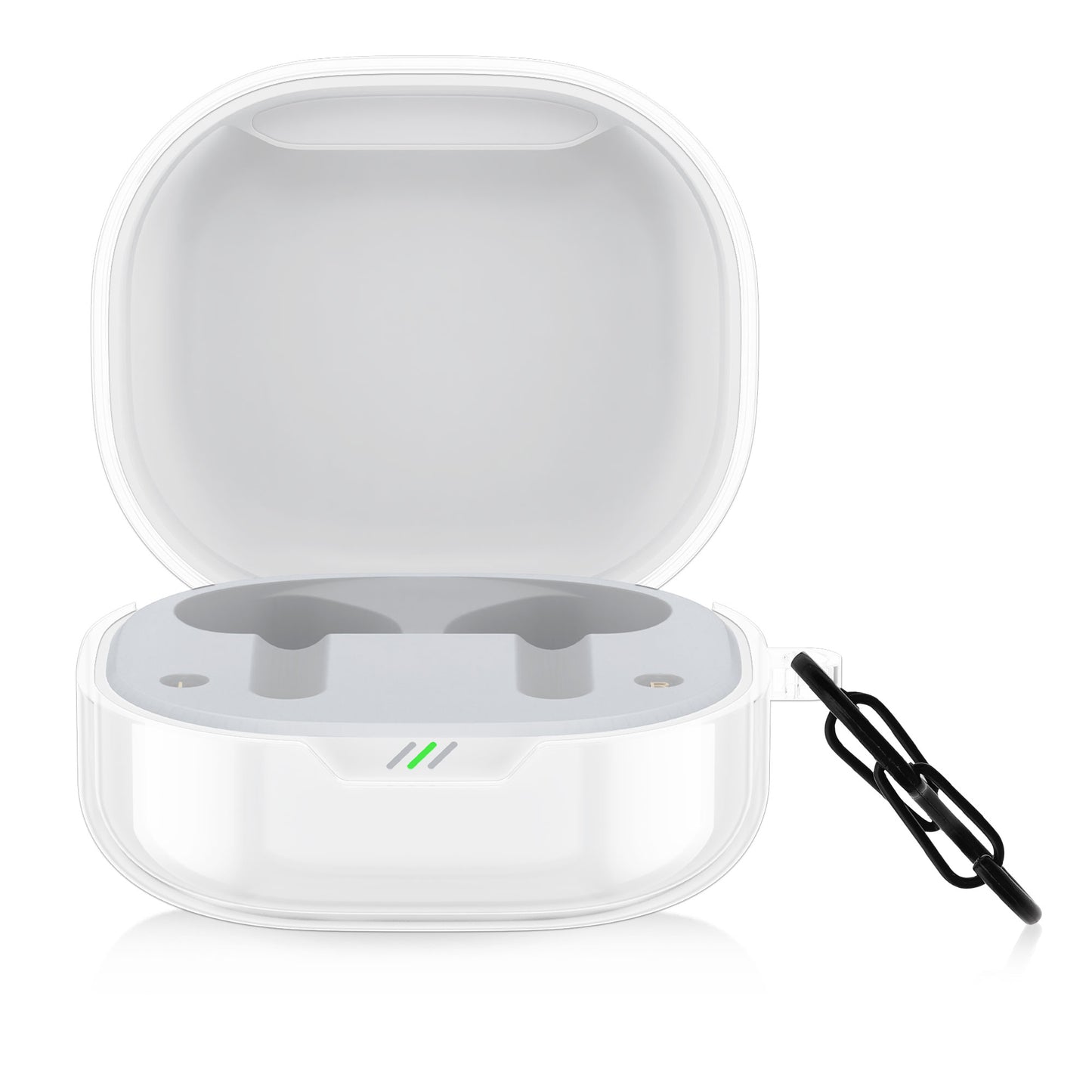 kwmobile Hülle für JBL Wave 300 TWS Case - TPU Silikon Schutzhülle - Kopfhörer Cover - Transparent Transparent  