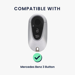 Mercedes Benz 3-Tasten Smart Autoschlüssel Schlüsselhülle