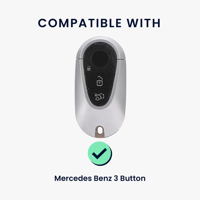 Hülle für Mercedes Benz 3-Tasten Smart Autoschlüssel
