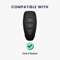 Hülle für Ford 3-Tasten Autoschlüssel Keyless Go