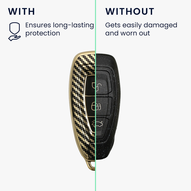 Hülle für Ford 3-Tasten Autoschlüssel Keyless Go