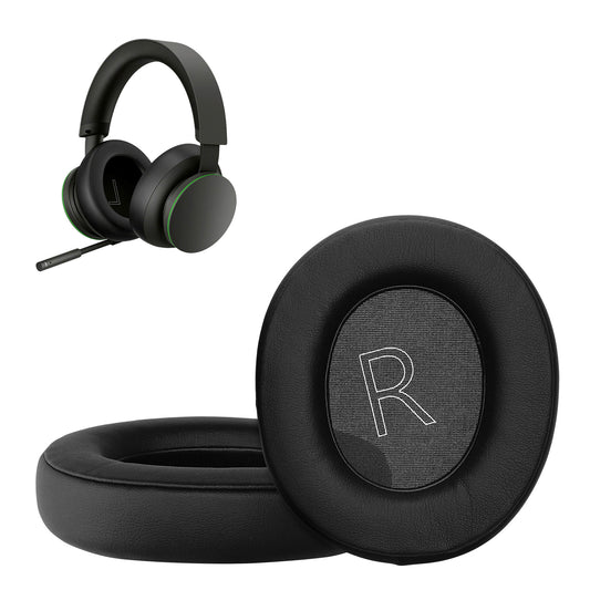 kwmobile 2x Ohr Polster für Microsoft Xbox Wireless Ohrpolster - Ersatz Ohrpolster - Kopfhörer Ersatzteile - Kopfhörer Ersatzpolster für Over Ear Headphones Schwarz  