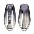 kwmobile Schlüsselhülle für BYD Atto 3 / Sealion / Han / Tang / Dolphin / Seal Hülle - Autoschlüssel Schlüssel Hülle aus TPU Silikon - Schlüsselschutz Gehäuse in Dunkelgrau Silber Dunkelgrau  [dsg02]