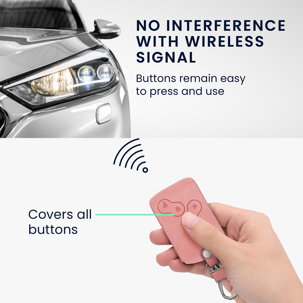 Renault Autoschlüssel (nur Keyless Go) Schlüsselhülle
