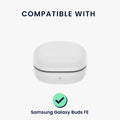 kwmobile Silikon Case für Samsung Galaxy Buds FE Hülle - Kopfhörer Schutzhülle mit Karabiner