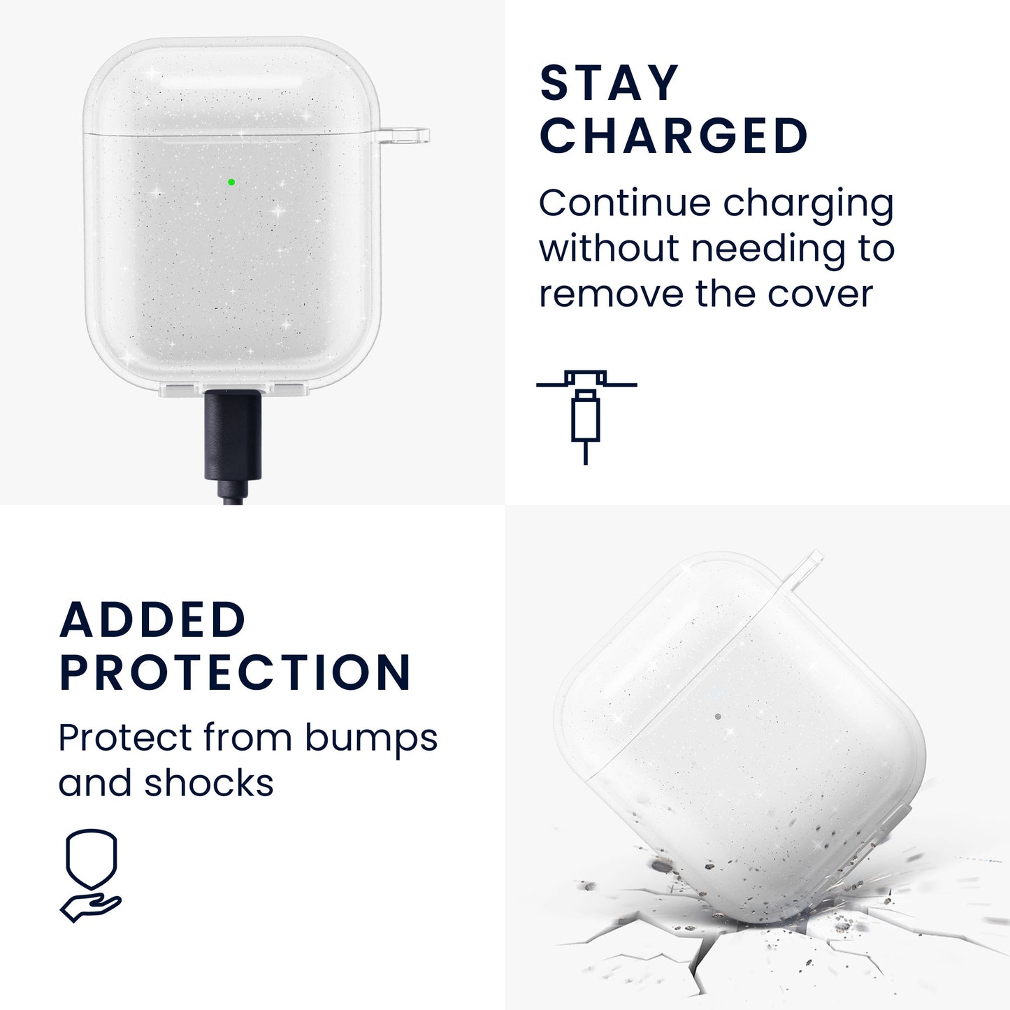 Hülle für Apple Airpods 1 & 2