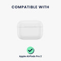 kwmobile Hülle kompatibel mit Apple Airpods Pro 2 Kopfhörer Schutzhülle Tasche