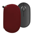 kwmobile Hülle für Logitech Pebble Mouse 2 M350s / M350 Hülle - Mouse Case - Neopren Tasche - Schutzhülle für PC Maus - Transporttasche Zubehör - Bordeaux Bordeaux  
