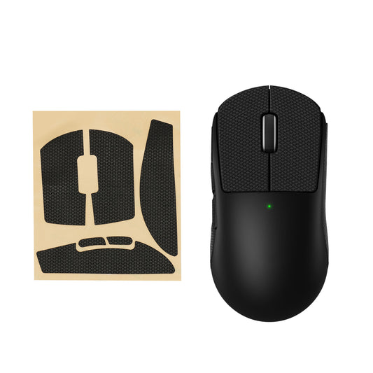 kwmobile Gaming Maus Grip Tape für Logitech G Pro Wireless 2 / Wireless 3 Mouse Grip Tape - Rutschfestes Griffband für PC Maus - Schwarz Schwarz  