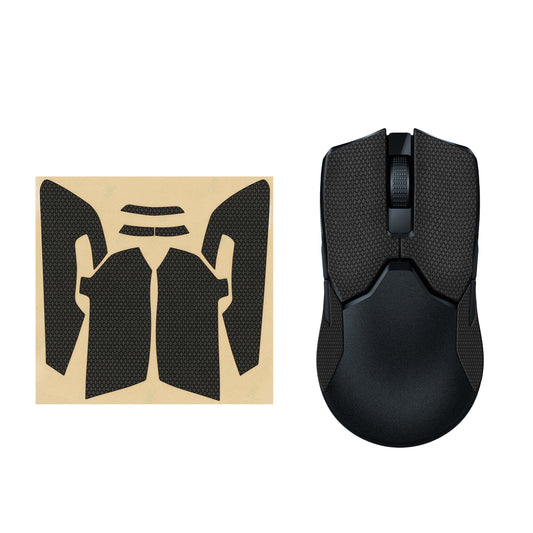 kwmobile Gaming Maus Grip Tape für Razer Viper 8k HZ Mouse Grip Tape - Rutschfestes Griffband für PC Maus - Schwarz Schwarz  