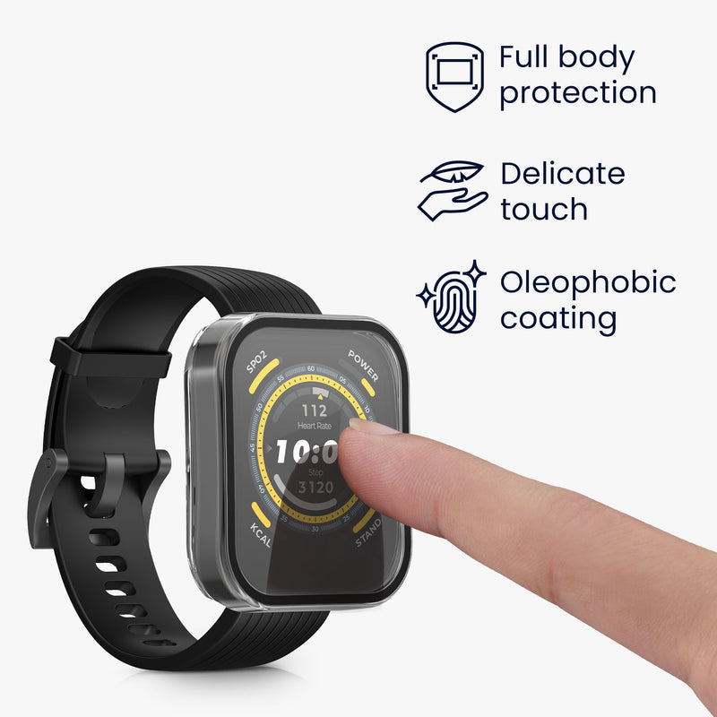 Hülle kompatibel mit 22mm Amazfit Bip 6 / Bip 5 Unity / Bip 5 / GTS 3 / Balance 2 / Helio Strap