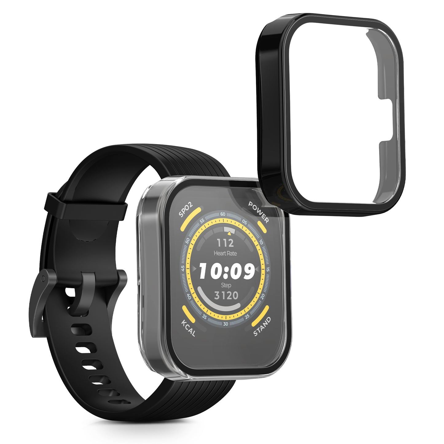 Hülle kompatibel mit 22mm Amazfit Bip 6 / Bip 5 Unity / Bip 5 / GTS 3 / Balance 2 / Helio Strap