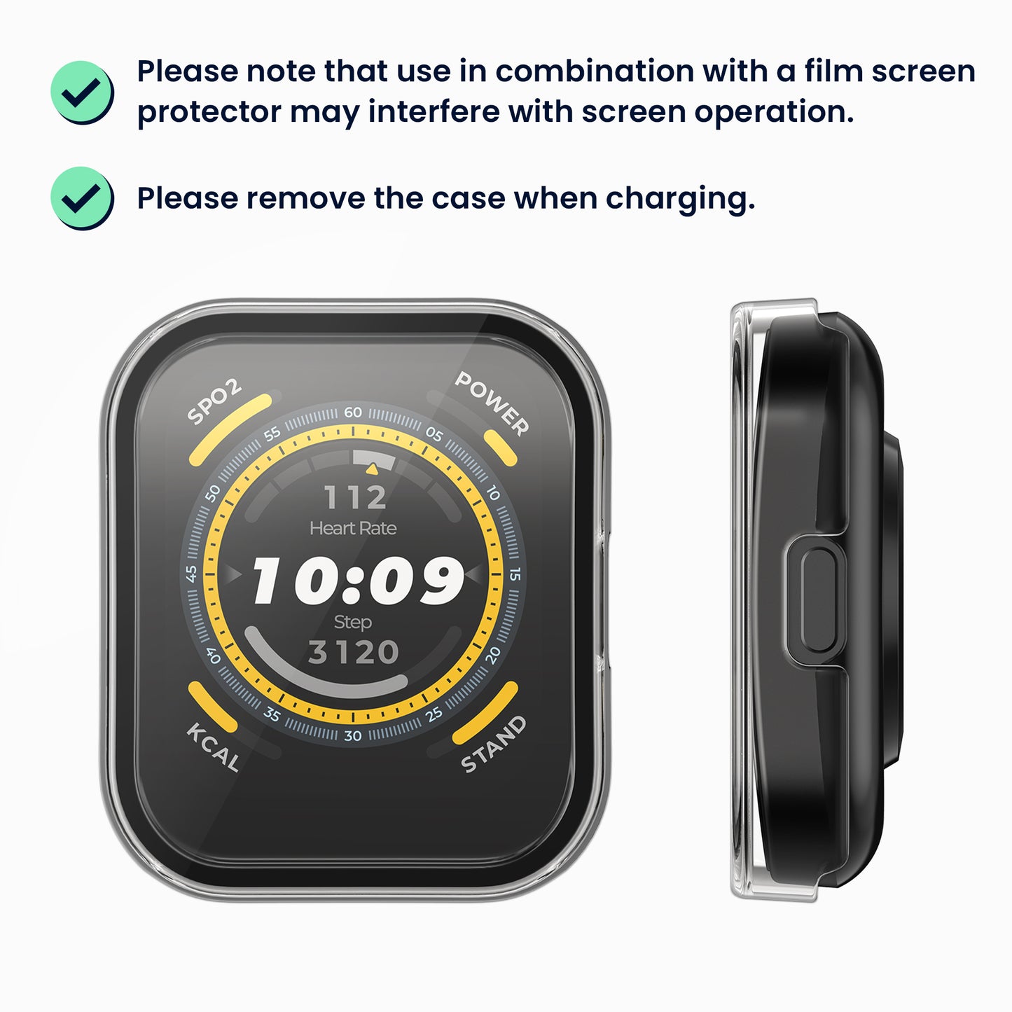 Hülle kompatibel mit 22mm Amazfit Bip 6 / Bip 5 Unity / Bip 5 / GTS 3 / Balance 2 / Helio Strap