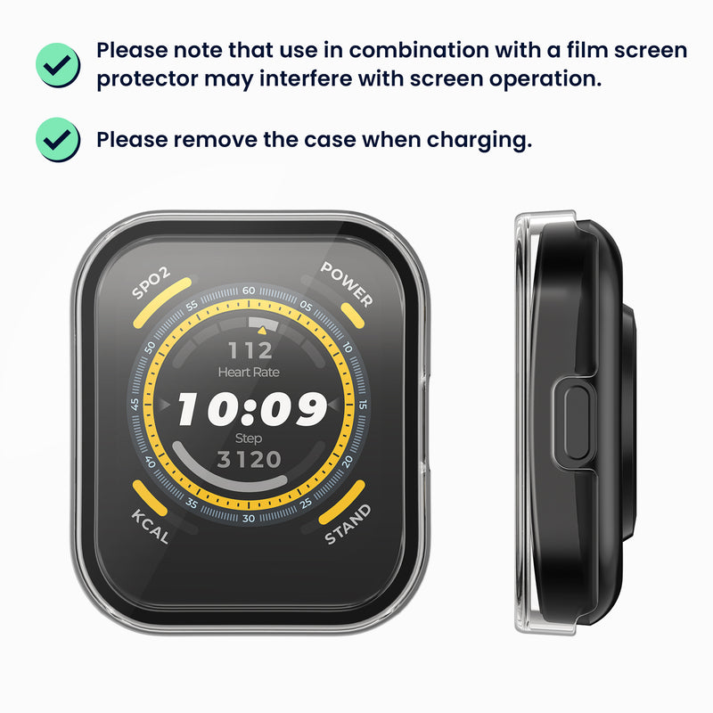 Hülle kompatibel mit 22mm Amazfit Bip 6 / Bip 5 Unity / Bip 5 / GTS 3 / Balance 2 / Helio Strap