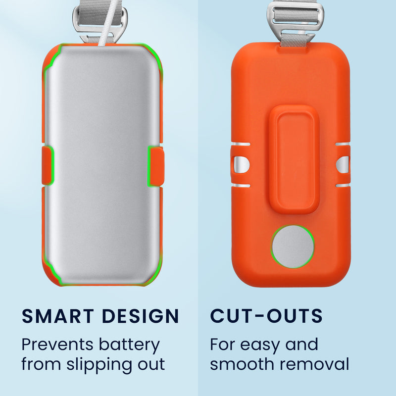 Apple Vision Pro Batterie Halterung mit Gürtelclip und Schultergurt