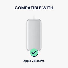 Apple Vision Pro Batterie Halterung mit Gürtelclip und Schultergurt
