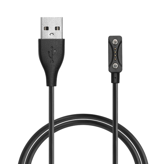 kwmobile Smartwatch Ladekabel für Polar Ignite 3 / Pacer / Pacer Pro / Vantage V3 / Vantage M3 USB Ladekabel für Smartwatch - Smart Watch Aufladekabel - Fitnesstracker Ersatzkabel - Schwarz Schwarz  