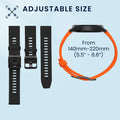 kwmobile Uhrenarmband für Xiaomi Watch S4 / S4 Sport / S3 / S2 / Watch S1 Active / Watch 5 Active Armband Fitnesstracker Band Set Ersatzarmband Smartwatch