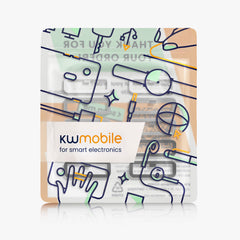 kwmobile Smart Watch Band Halterung für 24mm Smartwatch Strap Armbandhalterung Bandschlaufe für Fitness Tracker