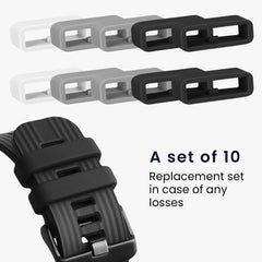 kwmobile Smart Watch Band Halterung für 24mm Smartwatch Strap Armbandhalterung Bandschlaufe für Fitness Tracker