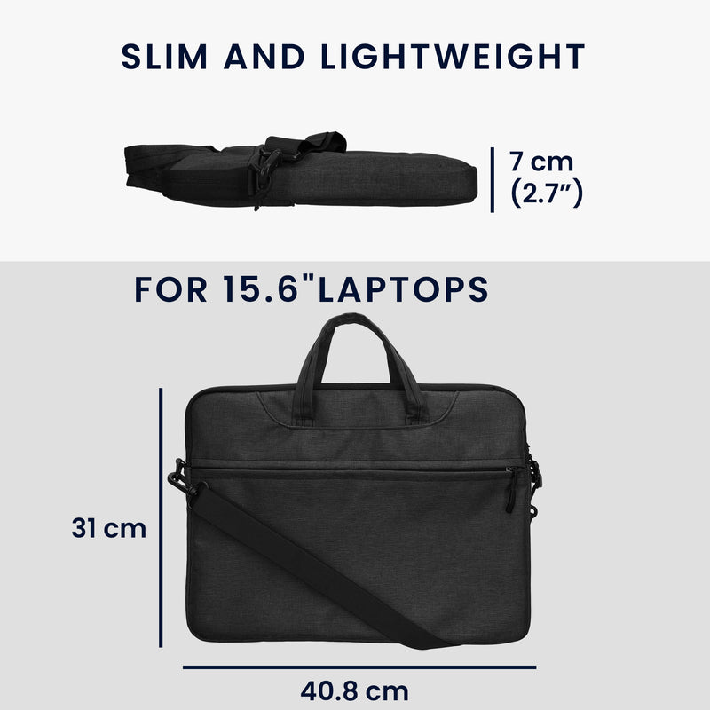 kwmobile Laptoptasche kompatibel mit Lenovo 15.6" Notebook Laptop Chromebook Macbook 15.6 inch Tasche - Schlanke Hülle für Laptop - Case