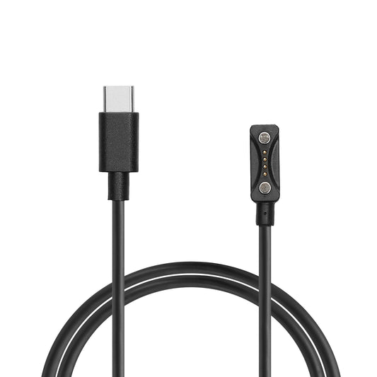 kwmobile Smartwatch Ladekabel für Polar Pacer / Pacer Pro USB-C Ladekabel für Smartwatch - Smart Watch Aufladekabel - Fitnesstracker Ersatzkabel - Schwarz Schwarz  