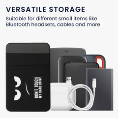 kwmobile Tasche kompatibel mit SanDisk Portable SSD Samsung T7 Crucial X8 HDD - Halterung für externe SSD Festplatte