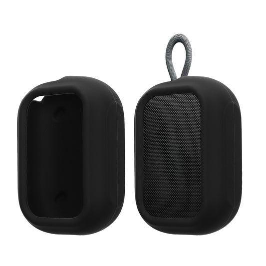 kwmobile Silikon Hülle für soundcore Select 4 Go Ultra / Select 4 Go Hülle - Schutzhülle für Mini Speaker - Cover Bluetooth Lautsprecher - Case Schwarz Schwarz  