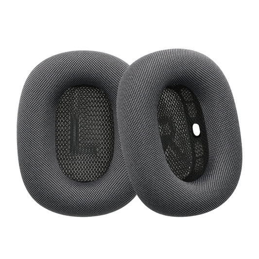 kwmobile 2x Ohrpolster für Apple AirPods Max / AirPods Max 2 Polster - Ersatz Kopfhörer Polster aus Mesh für Over Ear Headphones Dunkelgrau Dunkelgrau  
