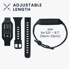 kwmobile Sportarmband kompatibel mit Huawei Band 9 / Band 8 7 6 Pro / Honor Band 7 6 - Armband für Fitnesstracker